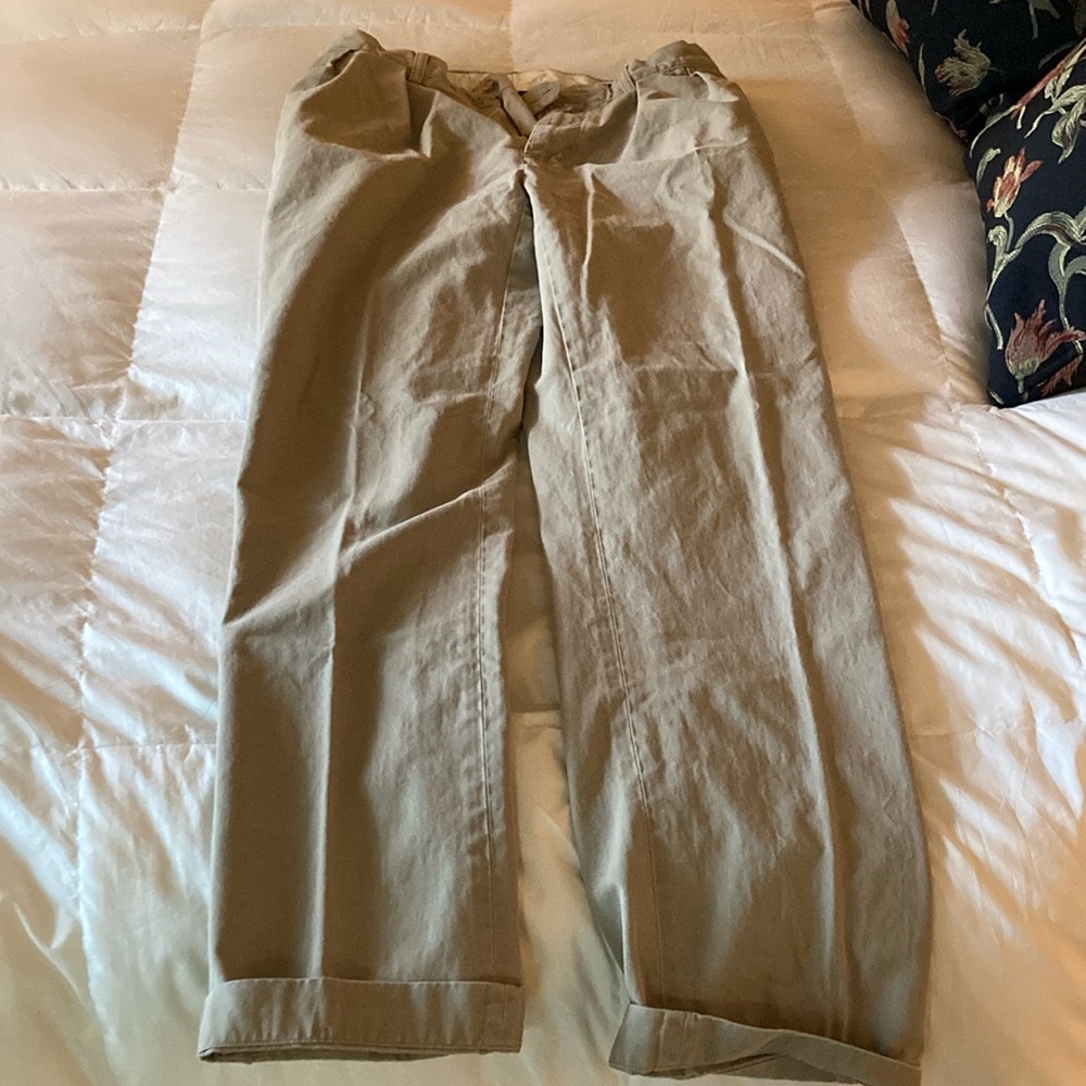 Polo classic fit pleated khakis